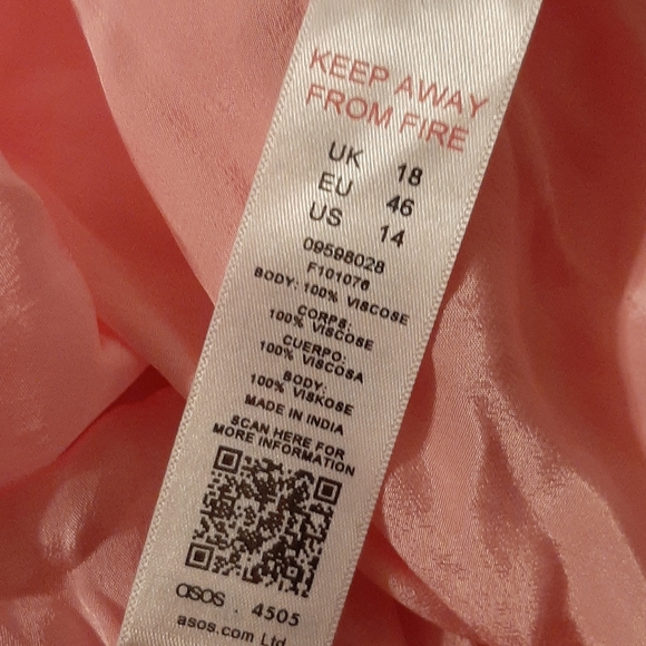 Asos  High Low Hem beach skirt 14 - Picture 6 of 8